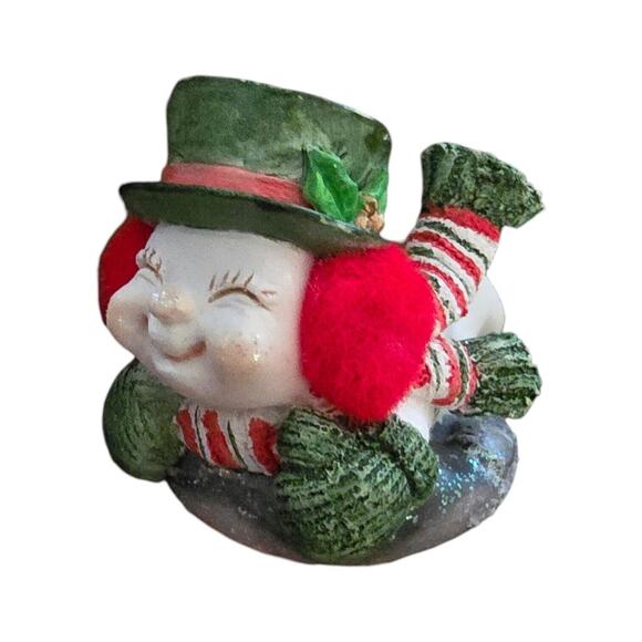 Dreamsicles snowman on inner tube 10501 Cast Art Industries 1998 - Picture 1 of 4